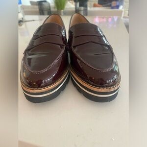 New Antonio Melani size 7 BRADLIE burgundy loafer